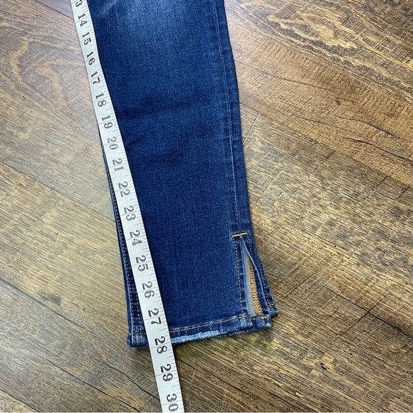 MISS ME Jeans Womens 26x28 High Rise Skinny Plain Pockets Stretch Split Hem - Picture 8 of 10